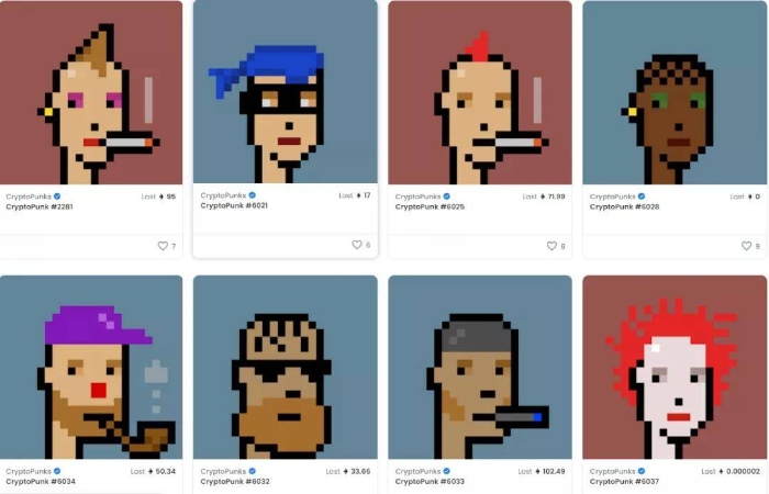 《CryptoPunks》 《CryptoPunks》