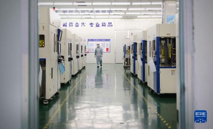 沈阳芯源微电子设备股份有限公司成品车间（2020年7月15日摄）。新华社记者 姚剑锋 摄