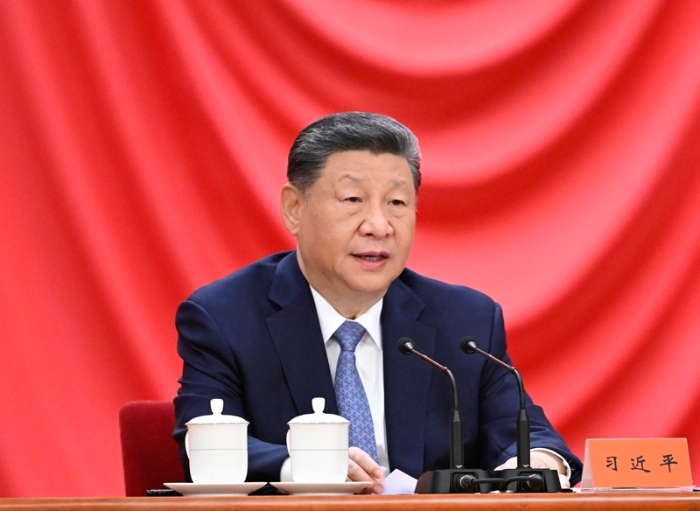 7月8日上午,国家科学技术奖励大会、中国科学院第二十二次院士大会和中国工程院第十八次院士大会、中国科学技术协会第十一次全国代表大会在北京人民大会堂隆重召开。中共中央总书记、国家主席、中央军委主席习近平出席大会并发表重要讲话。新华社记者 申宏 摄 7月8日上午,国家科学技术奖励大会、中国科学院第二十二次院士大会和中国工程院第十八次院士大会、中国科学技术协会第十一次全国代表大会在北京人民大会堂隆重召开。中共中央总书记、国家主席、中央军委主席习近平出席大会并发表重要讲话。新华社记者 申宏 摄